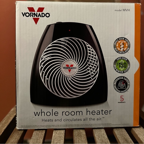 Other Vornado Mvh For Vortex Heater With 3 Heat Settings Black Poshmark